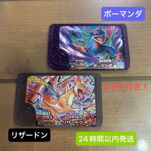 ポケモンフレンダ5弾 ワンダーピック リザードン STボーマンダ 選べるトレジャー1枚おまけ付き!