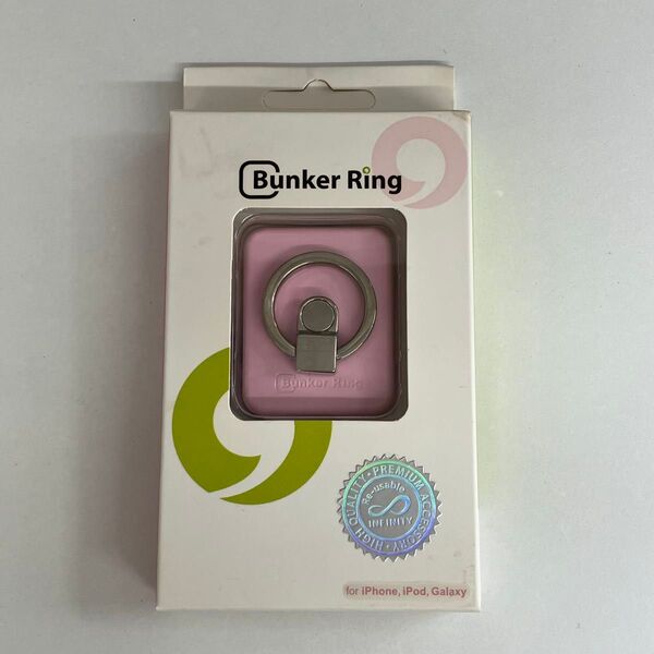 【ピンク】バンカーリング ホールドリング スマホ iPhone Android 未使用品