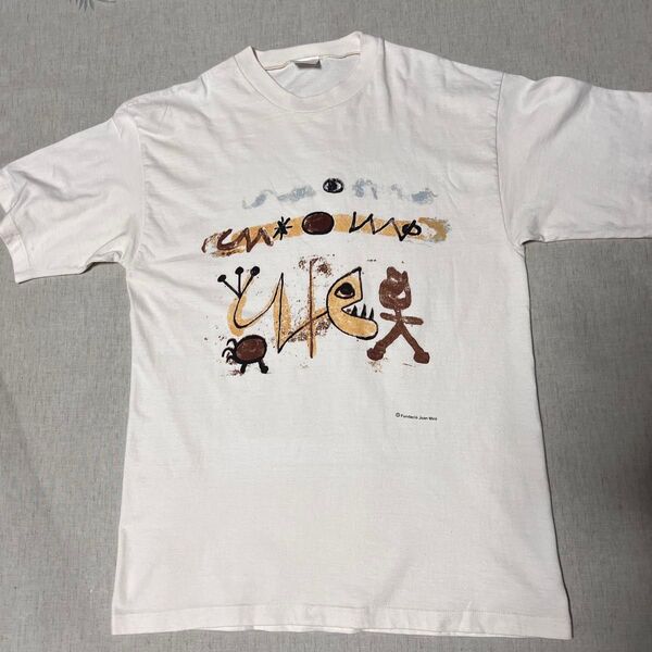 Joan Miro ジョアンミロ アート Tシャツ スペイン製 90s 画家 彫刻家 陶芸家 美術館 ビンテージ