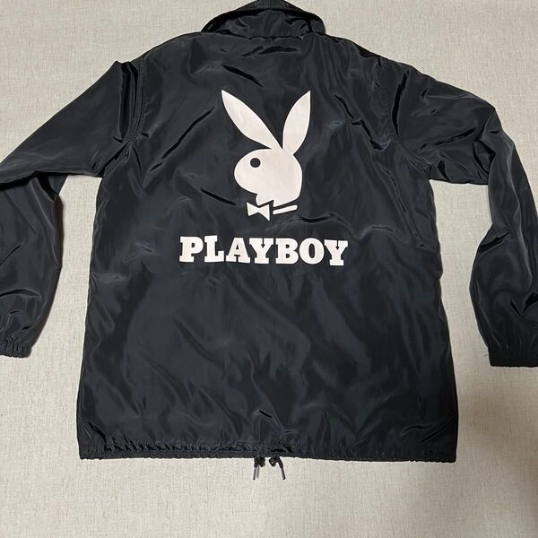 PLAYBOY プレイボーイ コーチジャケット M バイク バイカー ナイロンコーチ