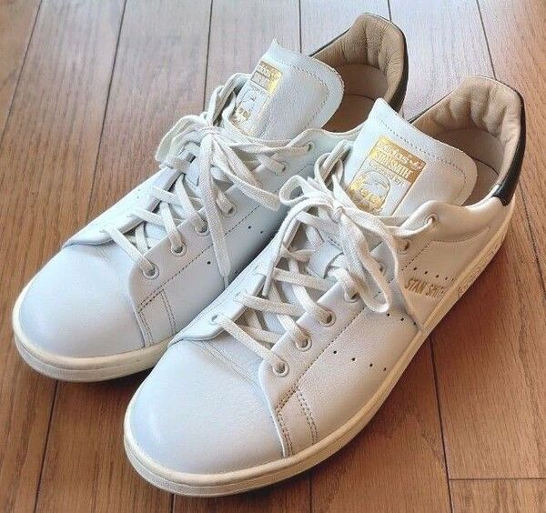 送料込み adidas STAN SMITH LUX レザースニーカー 白 28.5 アディダス スタンスミスラックス