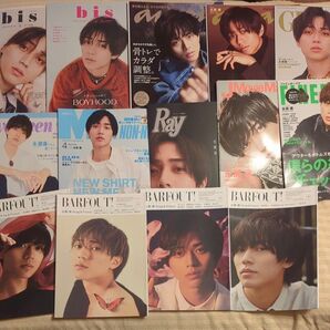 期間限定お値下げ!! King & Prince 永瀬廉 雑誌切り抜き 14冊分 夕暮れに、手をつなぐ ステッカーおまけ付き!