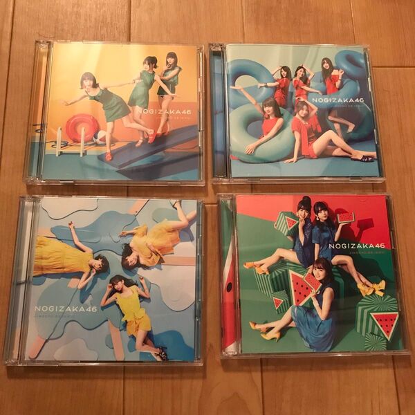 乃木坂46 シングルCD 4枚セット まとめ売り