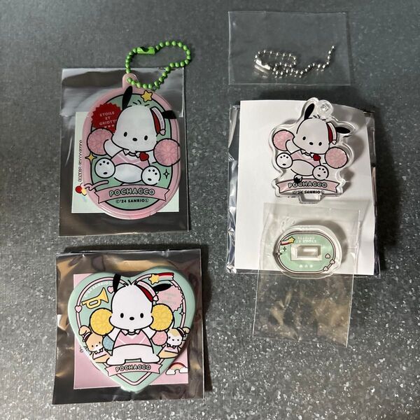 サンリオ エトワールエグリオット ポチャッコ 缶バッジ チャーム アクスタ