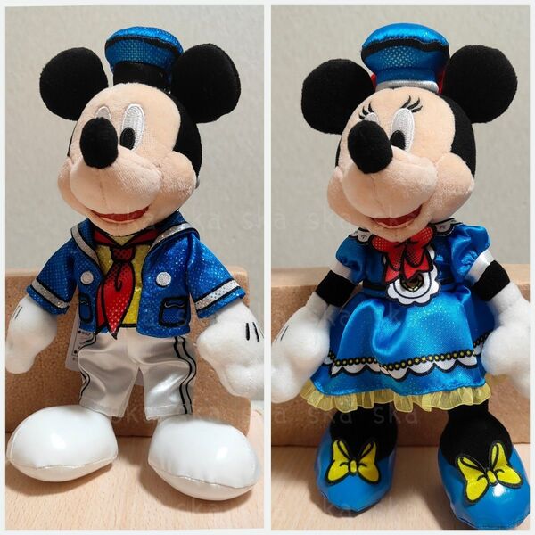 ミッキー&ミニー◇パルパルーザ◇ぬいぐるみバッジ◇ぬいば◇