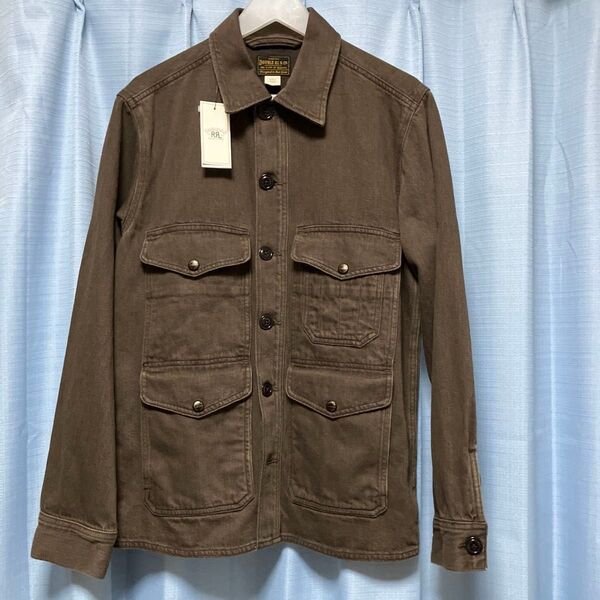 【新品未使用】RRL/ダブルアールエル ウォッシュドコットンカバーオール ブラウン Sサイズ(JPN M) 価格83,600円