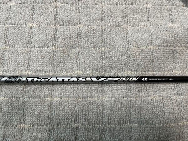 The ATTAS V2 4X 1W シャフト単品 (コブラ スリーブ付) ドライバーシャフト単品 ドライバー用