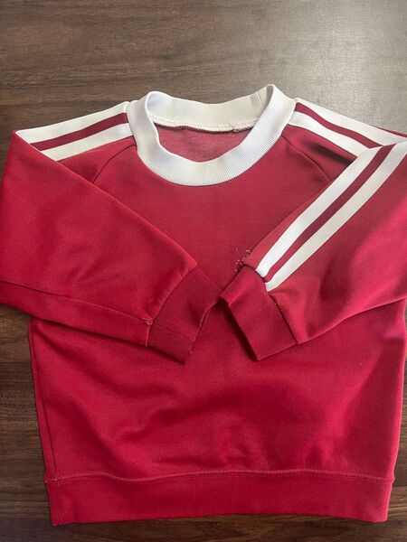 がんばりっ子 体操服 保育園 幼稚園 長袖 トレーナー 白ライン2本入り M 90cm