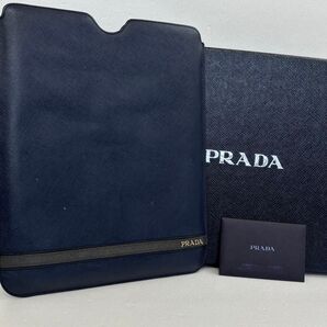 プラダ PRADA iPad ケース 収納 小物 アクセ アクセサリー 11インチ タブレット PC パソコン レザー ケース