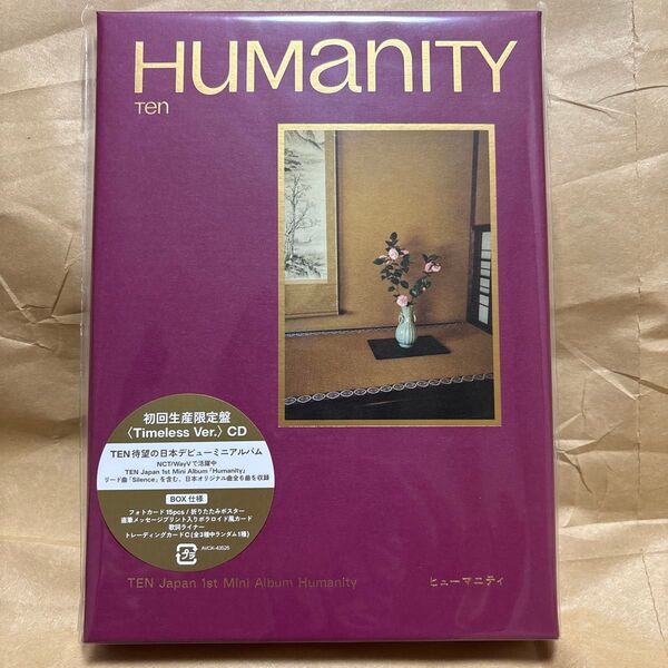 TEN Japan 1st Mini Album【初回生産限定盤_Timeless Ver.】Humanity(CD) 開封済み