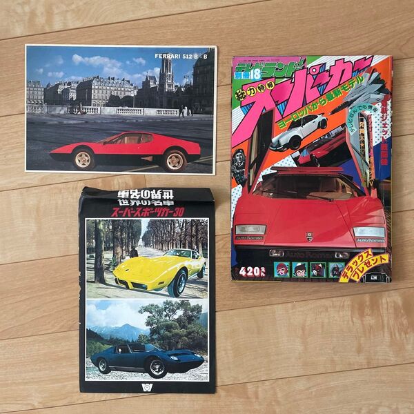 1977年11月発行 テレビランド スーパーカー特集 雑誌 オマケ付