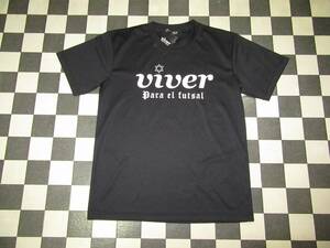 ★viver /ヴィヴェール★新品　M　黒　半袖ロゴプラクティスシャツ