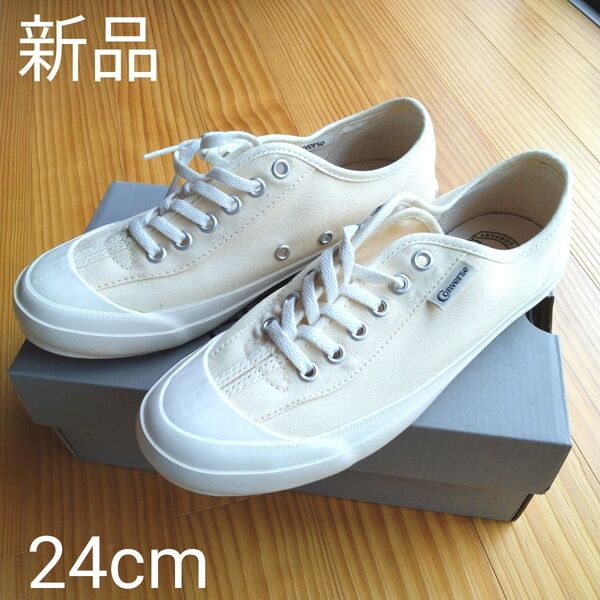 コンバース CONVERSE スニーカー シューズ ビッグシー BIGC ローカット レディース クリーム 24cm キャンバス