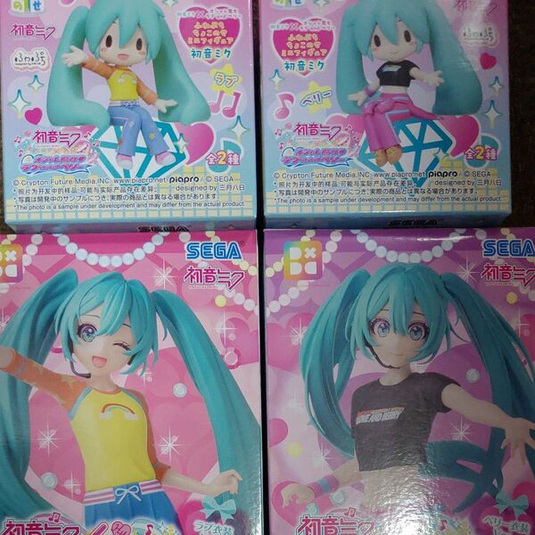 初音ミク×オシャレ魔女ラブandベリーDesktop×DecorateCollections ふわぷちちょこのせ 4個セット
