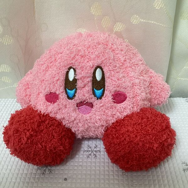 星のカービィ ふわふわ もっと ぬいぐるみ にっこり 15cm×17cm