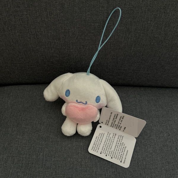 サンリオキャラクターズ ももいろハート マスコット ぬいぐるみ シナモロール
