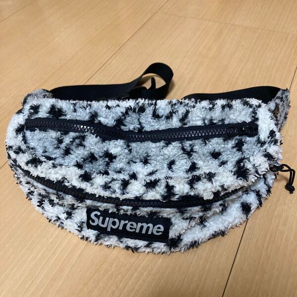 Supreme 17FW Leopard Fleece Waist Bag シュプリーム レオパード フリース ウエストバッグ