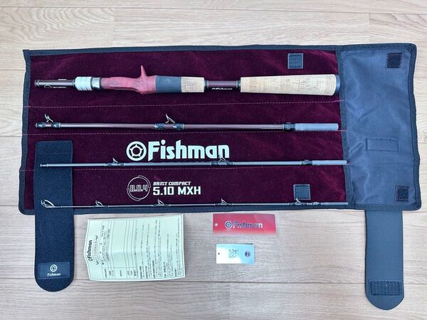 【美品】Fishman BC4 5.10MXH/使用10回程・ロッド袋&無記入保証書付き フィッシュマン