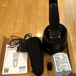 BRAUN ブラウン シリーズ6 電気シェーバー 充電式+アルコール洗浄システム