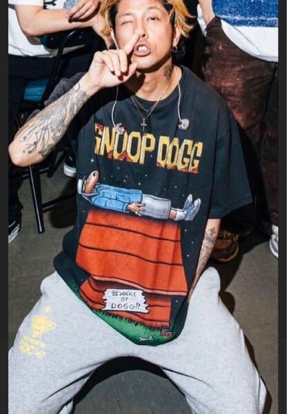(完売品)kj着 Snoop Dogg グラフィックTシャツ cootie