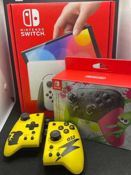 Nintendo Switch有機ELモデル 白 プラスプロコンなど お得セット