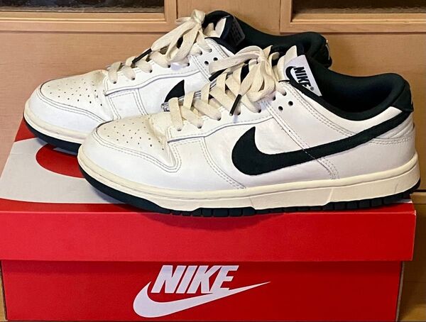 Nike Dunk Low ホワイト/グリーン 25.0