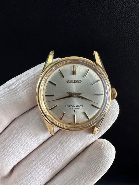 SEIKO Lord Marvel 36000 手巻き時計, オリジナルは問題なく動作します