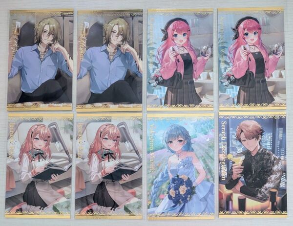 にじさんじ ボイスビジュアルカード ルカ・カネシロ 倉持めると 五十嵐梨花 雪城眞尋 セラフ・ダズルガーデン