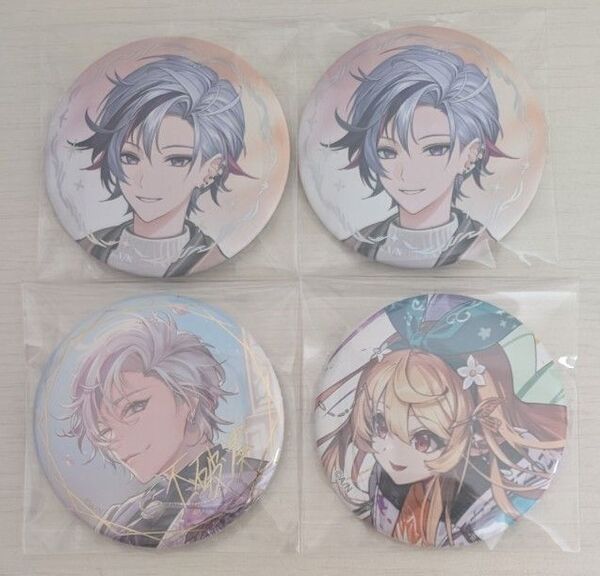 にじさんじ にじフェス ジューンブライド ART OF NIJISANJI 缶バッジ 不破湊 ぽむ れいんぱふ