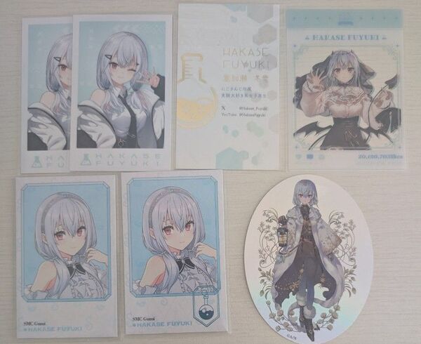 にじさんじ SMC組 3周年 4周年 5周年 チェキ 名刺 カード ART OF NIJISANJI 特典 ステッカー 葉加瀬冬雪