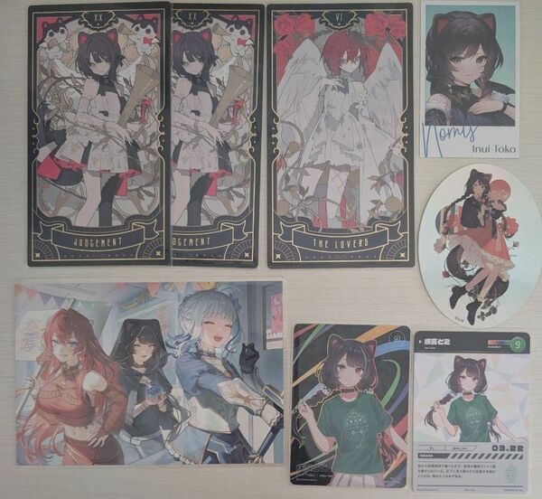 にじさんじ タロットカード ポストカード にじフェス コレクションカード ステッカー Nornis 戌亥とこ アンジュ・カトリーナ