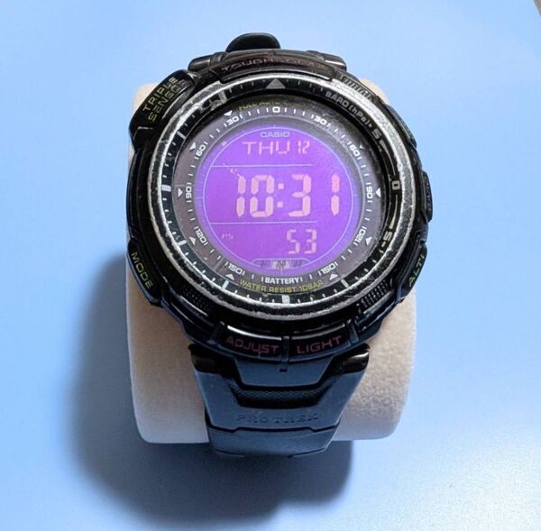 CASIO カシオ PROTREK プロトレック 腕時計 パープル 紫 PRG-110CJ