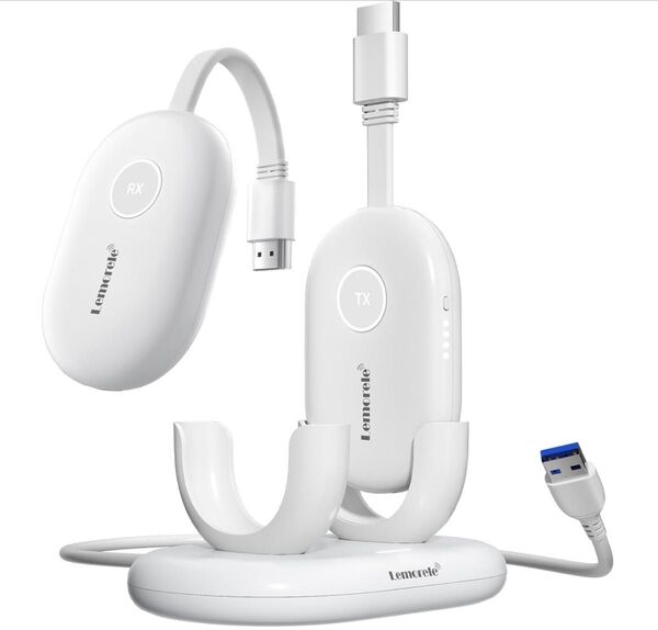【新品】ワイヤレス HDMI 磁気 送受信機セット 50M