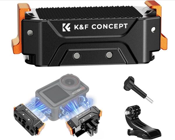 【新品】K&F Concept Osmo Action 5Pro アダプター マウントクイックリリース
