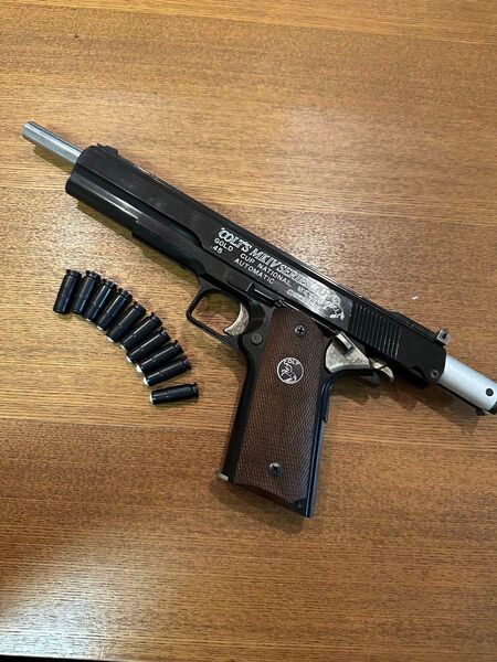 マツシロ スーパーコルトガバメント カートリッジ10個付き(6mmBB弾用)