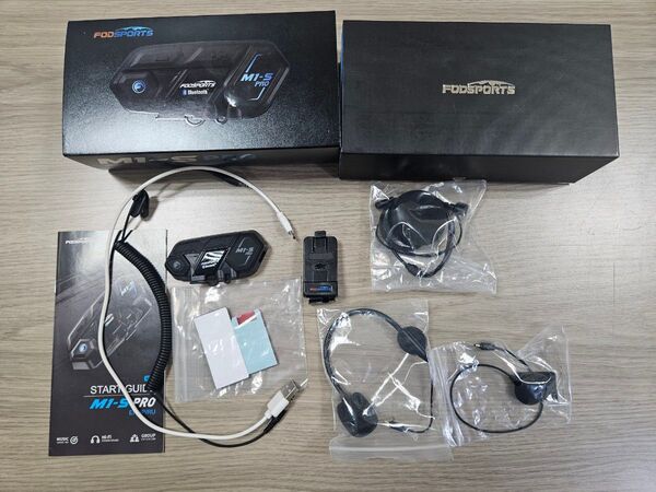 FODSPORTS バイク用インカム M1-S Pro 中古 おまけ付き