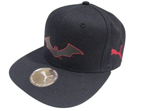 ☆プーマ xバットマン コラボキャップ新品 フラットブリム 帽子