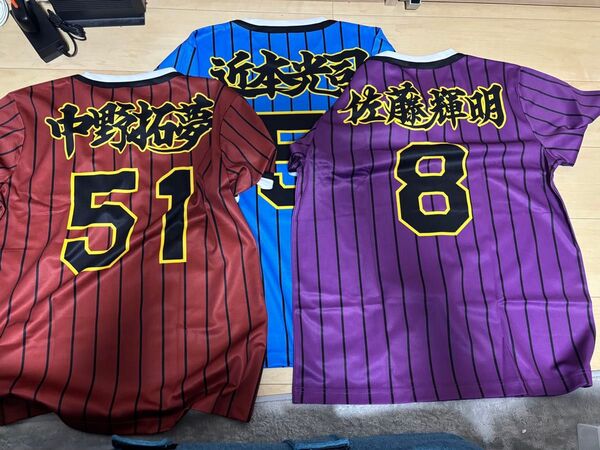 阪神タイガース 佐藤輝明 近本光司 中野拓夢 シークレットシャツ ユニフォーム