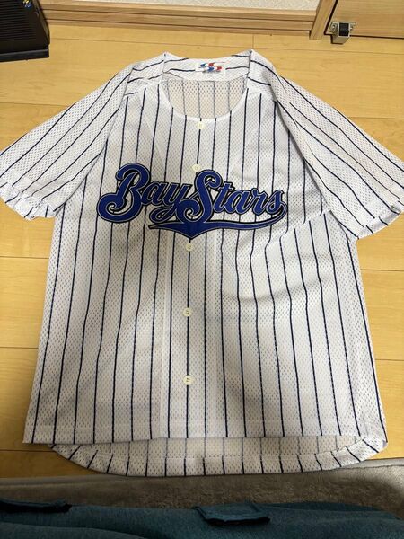 横浜denaベイスターズ 無地 背番号なし ユニフォーム シャープ産業 当時物