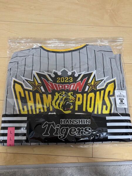 ※開封済 阪神タイガース 2023年 日本一 優勝 記念ユニフォーム ビジター