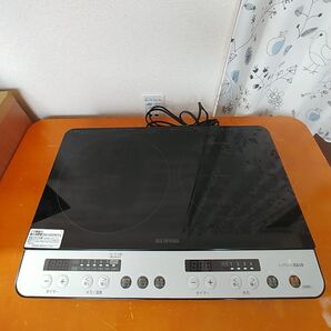 アイリスオーヤマ IHコンロ 2口 脚付き IHK-W12