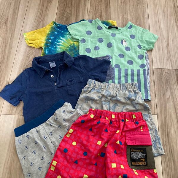 サイズ95-100 まとめ売り 子供服 男の子 半袖Tシャツ 半ズボン