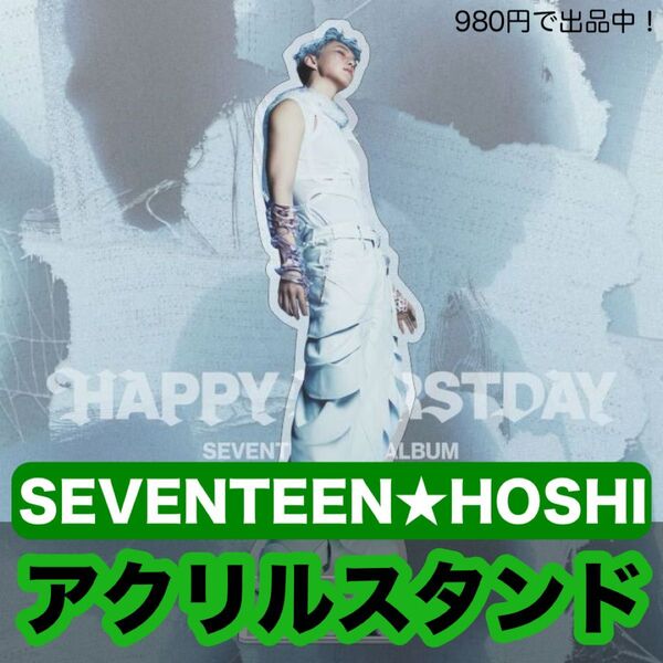 ホシ●SEVENTEEN セブチ●15cm全身アクリルスタンド