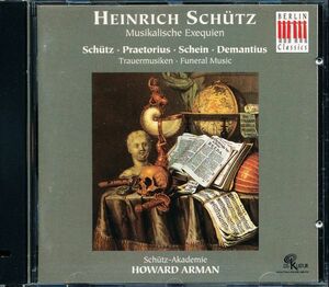 Berlin Classics アーマン/Howard Arman - シュッツ, プレトリウス他：17世紀の葬送音楽　※切り取られた部分あり　a4B000006LJ0