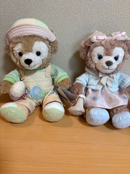 上海ディズニー春 ダッフィー&シェリーメイSSぬいぐるみ ディズニー ぬいぐるみ 上海ディズニー