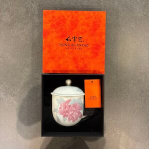 HONG-GUANYAO 紅宵宮 蓋付きマグカップ 未使用