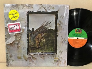 美品 シュリンク付 ３ステッカー付！　ＺＥＰⅣ　ＡＲ刻印（西海岸工場) LED ZEPPELIN Ⅳ　送料550円