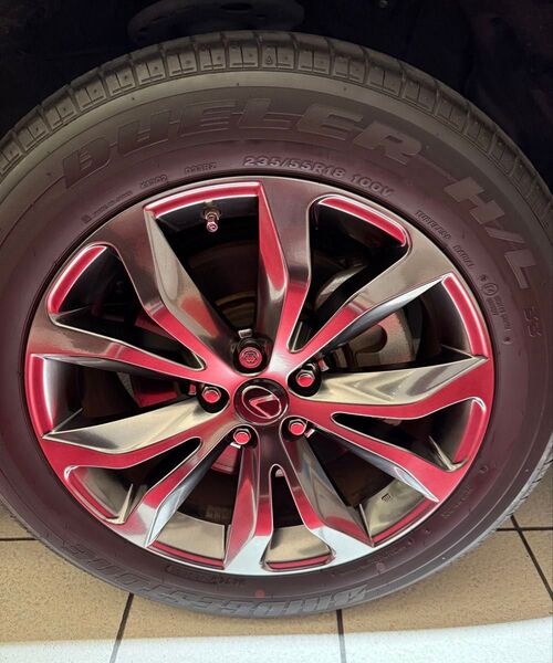LEXUS NX 純正 18インチ タイヤ ホイール 4本セット ロックナット 純正ナット レクサス rc rx is ハリアー