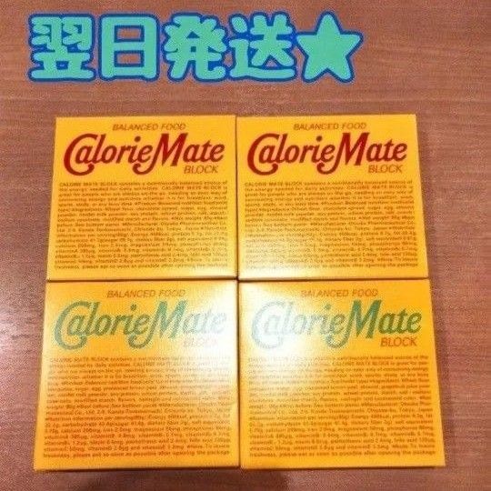 200円引きクーポン使えます【翌日発送★】《4箱セット》 カロリーメイト ブロック 4本入 チョコ フルーツ