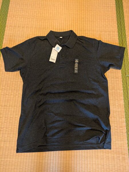 ユニクロ ドライカノコポロシャツ ダークグレー XL 未使用